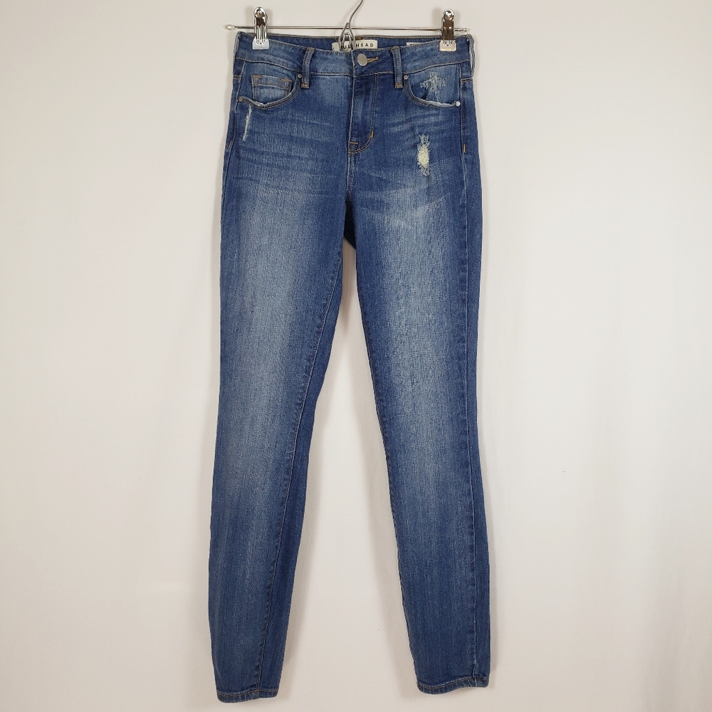 BULLHEAD DENIM High Rise Skinniest distressed Jean